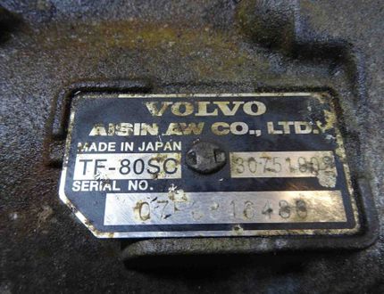 VOLVO S80 2 generation (2006-2020) Коробка передач TF-80SC 22076240