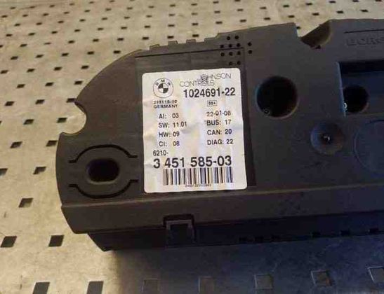 BMW X3 E83 (2003-2010) Speedometer 102469122,25811510,345158503 26161406