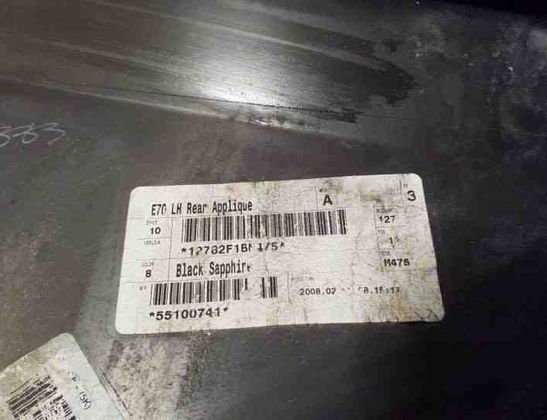 BMW X5 E70 (2006-2013) Левый угол  заднего бампера 51127158439,7158439 26213779