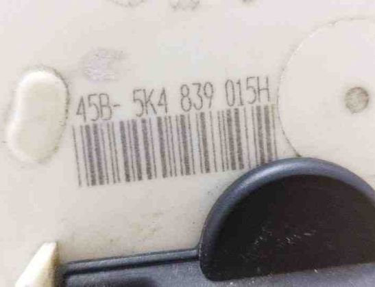 VOLKSWAGEN Golf 6 generation (2008-2015) Rear Left Door Lock 5K4839015H 22612358
