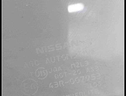 NISSAN Leaf 1 generation (2010-2017) Rear Left Door Glass 43R007953,D0T20AS3 23503315