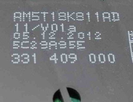 FORD Focus 3 generation (2011-2020) Navigation Control Knob AM5T18K811AD 31080462