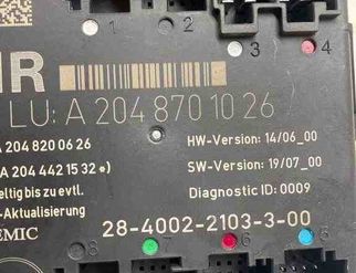 MERCEDES-BENZ C-Class W204/S204/C204 (2004-2015) Rear Right Door Control Unit A2048200626,A2044421532 30348282