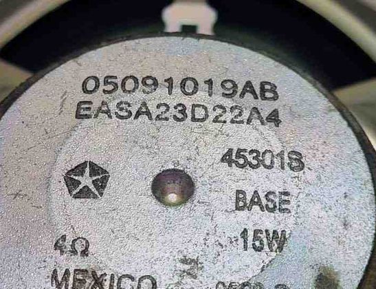 DODGE Journey 1 generation (2008-2020) Paneļa skaļrunis 05091019AB 24169583