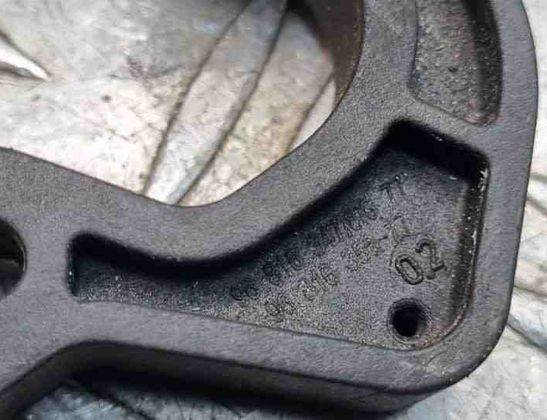 CITROËN C4 Picasso 1 generation (2006-2013) Наружная ручка задней правой двери 9681635077 24176051