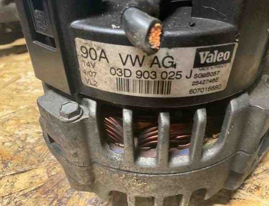 VOLKSWAGEN Polo 5 generation (2009-2017) Alternator 03D903025J,607016680,2542746E 22248772