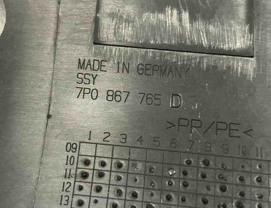 PORSCHE Cayenne 958 (2010-2018) Rear Left Pillar Trim 7P0867765D 31422570