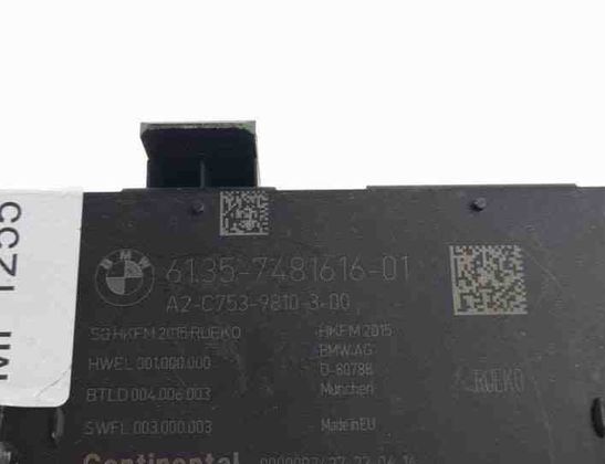 BMW 4 Series F32/F33/F36 (2013-2020) Aizmugurējā vāka / bagāžnieka vadības bloks 7481616 24777368