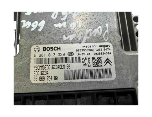 PEUGEOT Partner 2 generation (2008-2023) Motora vadības bloks 0281013329,9666975480 29950117