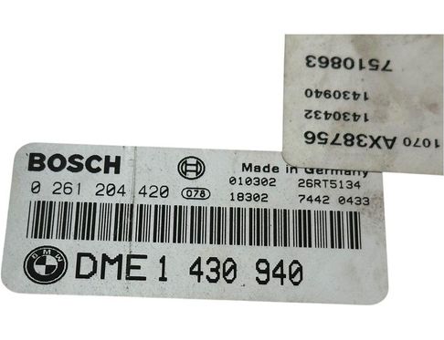 BMW 3 Series E46 (1997-2006) Motora vadības bloks 1430940,26RT5134,0261204420 32830953