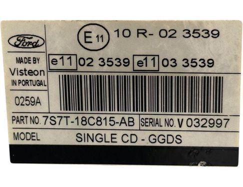 FORD Mondeo 4 generation (2007-2015) Mūzikas atskaņotājs ar Navigāciju / GPS E11033539,10R023539,7S7T18C815AB,E11023539 32834820