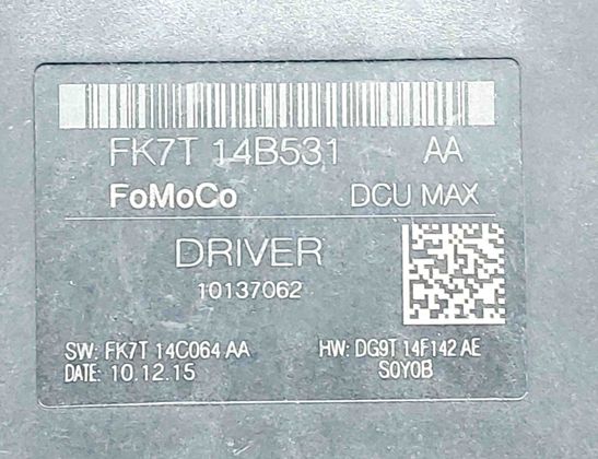 FORD Galaxy 3 generation (2015-2024) Front Right Door Control Unit FK7T14B531AA,FK7T14B531 32489256