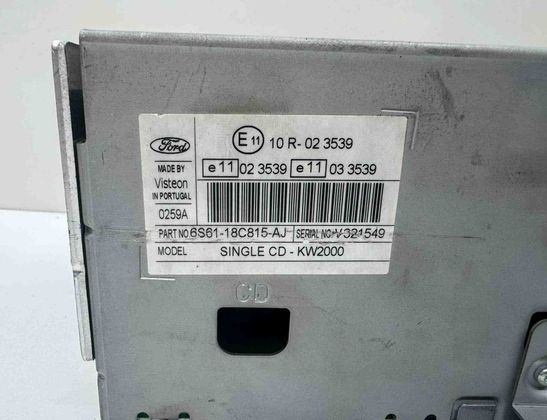 FORD C-Max 1 generation (2003-2010) Mūzikas atskaņotājs bez GPS/navigācijas 10R023539,6S6118C815AJ 31949648
