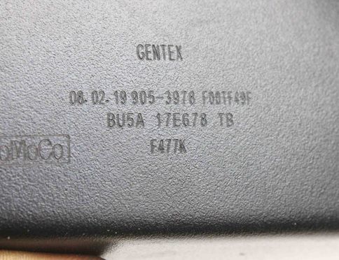 FORD Fiesta 6 generation (2008-2020) Salona atpakaļskata spogulis BU5A-17E678-TB 16034750