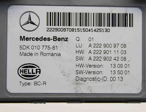 MERCEDES-BENZ C-Class W205/S205/C205 (2014-2023) Komforta vadības bloks A2229009708 25403366