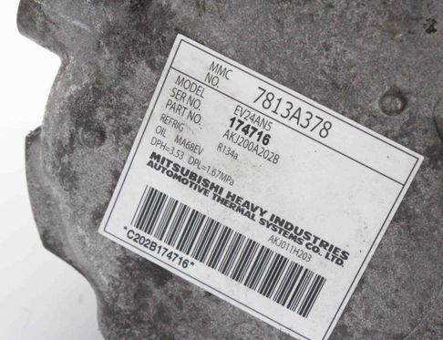 MITSUBISHI Outlander 3 generation (2012-2023) Hасос кондиционера 7813A378 29005821