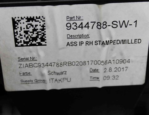 BMW X1 F48/F49 (2015-2023) Dashboard 9344788 29687839