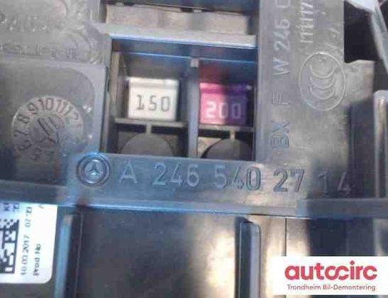 MERCEDES-BENZ B-Class W246 (2011-2020) Fuse Box a2465402714,a2469067200 30828706