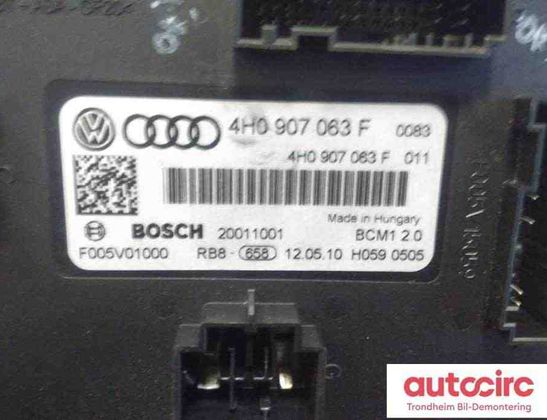 AUDI A7 C7/4G (2010-2020) Блок управления Комфорт 4h0907063f,4h0907063cg 30846132
