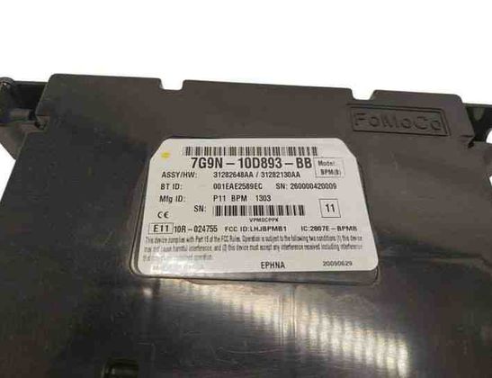 VOLVO V70 3 generation (2007-2020) Bluetooth vadības bloks 7G9N10D893BB,31282130AA,31282648AA 24421485