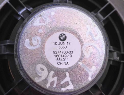 BMW 2 Series Grand Tourer F46 (2018-2023) Aizmugurējo labo durvju skaļrunis 9274700 11479635