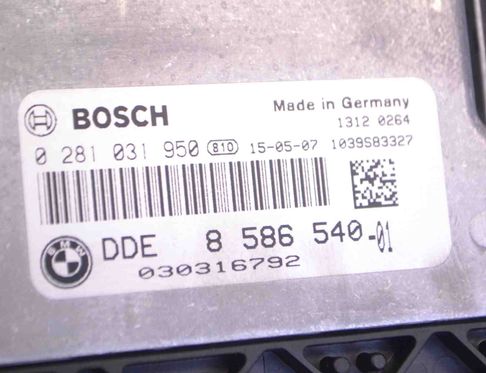 BMW 3 Series F30/F31 (2011-2020) Engine Control Unit ECU 8586540,0281031950 17734669