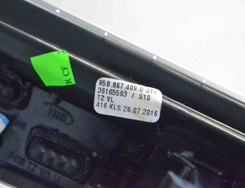 PORSCHE Macan 1 generation (2013-2023) Front Left Door Panel 95B867409D 23311136