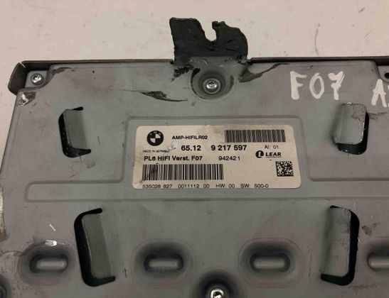 BMW 5 Series Gran Turismo F07 (2010-2017) Sound Amplifier 9217597 12524764