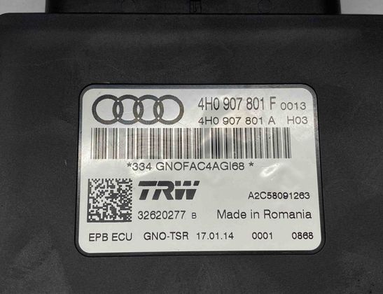AUDI A8 D4/4H (2010-2018) Rokas bremžu vadības bloks 4H0907801F,4H0907801A,32620277,GNO-TSR,A2C53256601,4H0.907.801.F,4H0.907.801.A,GNOTSR 21843904