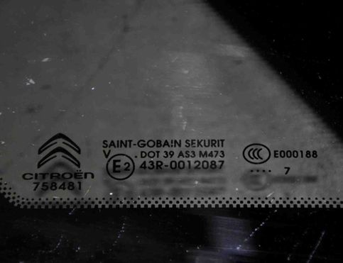 CITROËN C4 Picasso 2 generation (2013-2018) Aizmugurējais stikls AS3 23489056