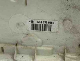 VOLKSWAGEN Golf 6 generation (2008-2015) Rear Left Door Lock 5K4839016B 23948974