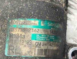 OPEL Combo C (2001-2011) Gaisa kondicionēšanas sūknis 24421642 30585599