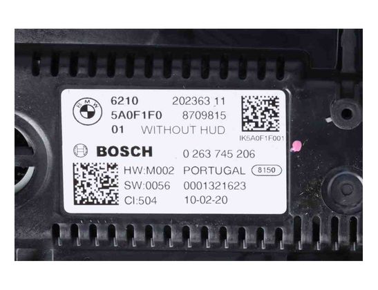 BMW 5 Series G30/G31 (2016-2023) Instrumentu panelis/spidometrs 5A0F1F0,5A5A9F3,5B4A589 24769894