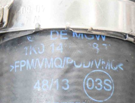 AUDI Q3 8U (2011-2020) Left Side Intercooler Hose 1K0145828T 10875170