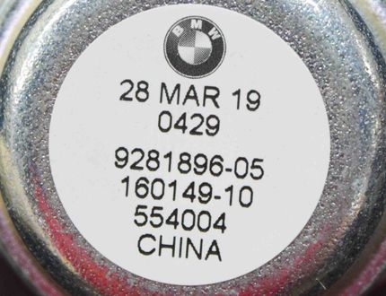 BMW X2 F39 (2017-2023) Priekšējo labo durvju skaļrunis 9281896 11322420