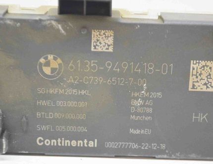 BMW X4 G02 (2018-2024) Блок управления крышки багажника 9491418 11668973