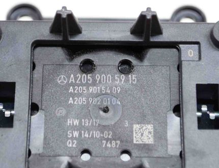 MERCEDES-BENZ GLC Coupe C253 (2016-2019) Navigation Control Switch A2059009927,A2C12872100,A2059020104,A2059015409,A2059005915 14540247