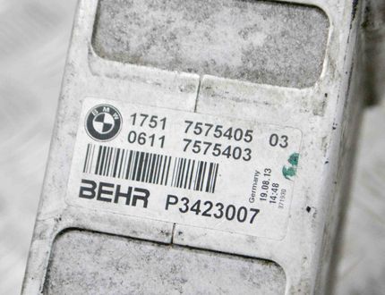 BMW 5 Series F10/F11 (2009-2017) Радиатор интеркулера 7575405,7575403,P3423007,7575407,7575402,A2C53358214,7599042 14829563