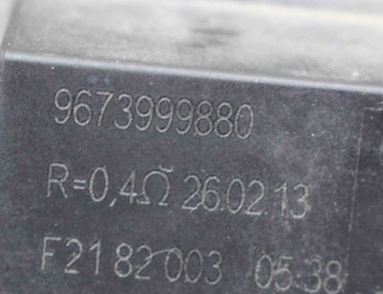 PEUGEOT 3008 1 generation (2010-2016) Interior Heater Resistor 9673999880 14854492