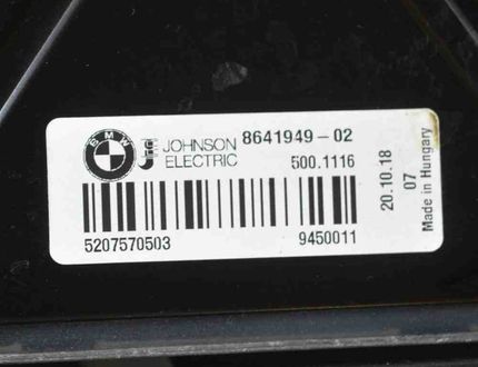 BMW i3 I01 (2013-2024) Engine Cooling Fan Radiator 5001116,8642144,8641949 18796859