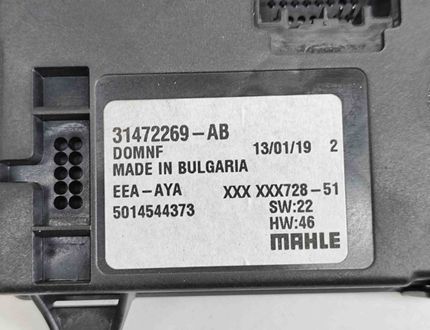 VOLVO XC90 2 generation (2014-2024) Climate control unit 31472269,31472269-AB 23824375