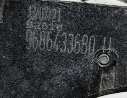 CITROËN C5 AirCross 1 generation (2017-2024) Front Right Door Exterior Handle 9820340980,9686433680 27763563