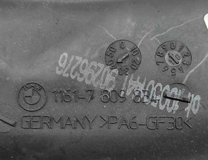 BMW 7 Series F01/F02 (2008-2015) шланг радиатора интеркулера 7809834 28426690