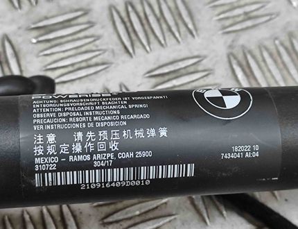 BMW X5 F15 (2013-2018) Left Side Tailgate Gas Strut 7434041 28446926