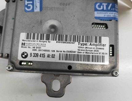 BMW 5 Series F10/F11 (2009-2017) Усилитель звука 9339415 29277591