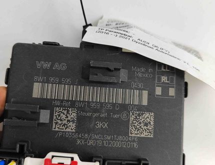 AUDI Q5 FY (2016-2024) Aizmugurējo labo durvju vadības bloks 8W1959595J,8W1959595D 29374325