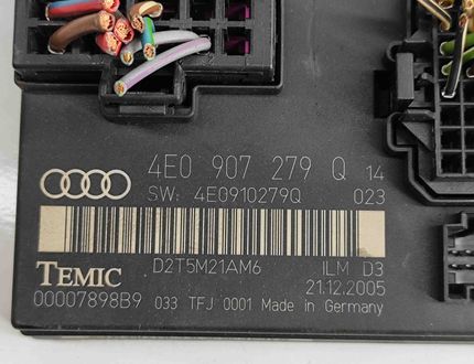 AUDI A8 D3/4E (2002-2010) Comfort Control Unit 4E0907279Q,4E0910279Q 29399574