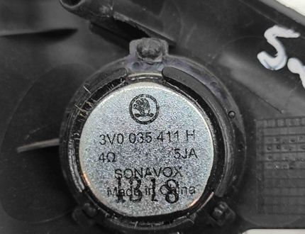 SKODA Superb 3 generation (2015-2023) Front Right Door Loudspeaker 3V0035411H,3V0837974 30302980