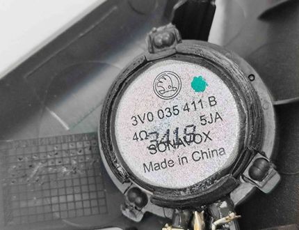 SKODA Superb 3 generation (2015-2023) Priekšējo kreiso durvju skaļrunis 3V0837973,3V0035411B 30418145