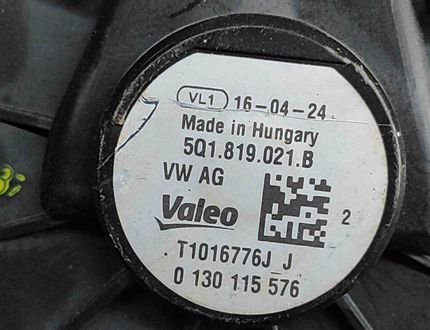VOLKSWAGEN Golf 7 generation (2012-2024) Heater Blower Fan T1016776J,0130115576,5Q0907521C,T33443B,5Q1819021B 31036072